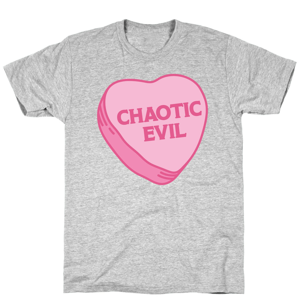 Chaotic Evil Candy Heart T-Shirt Hoodie, Sweatshirt | PureTeeCo.com (Image 3)