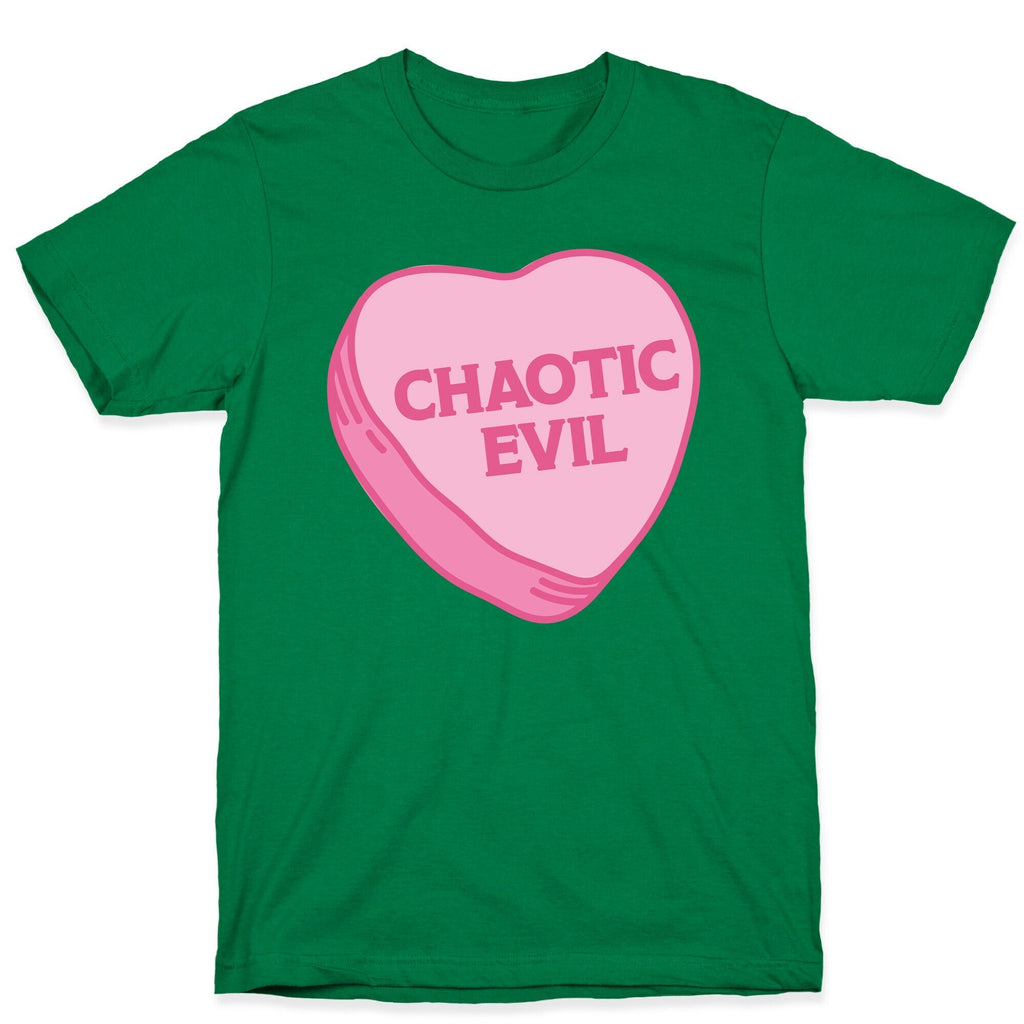 Chaotic Evil Candy Heart T-Shirt Hoodie, Sweatshirt | PureTeeCo.com (Image 4)