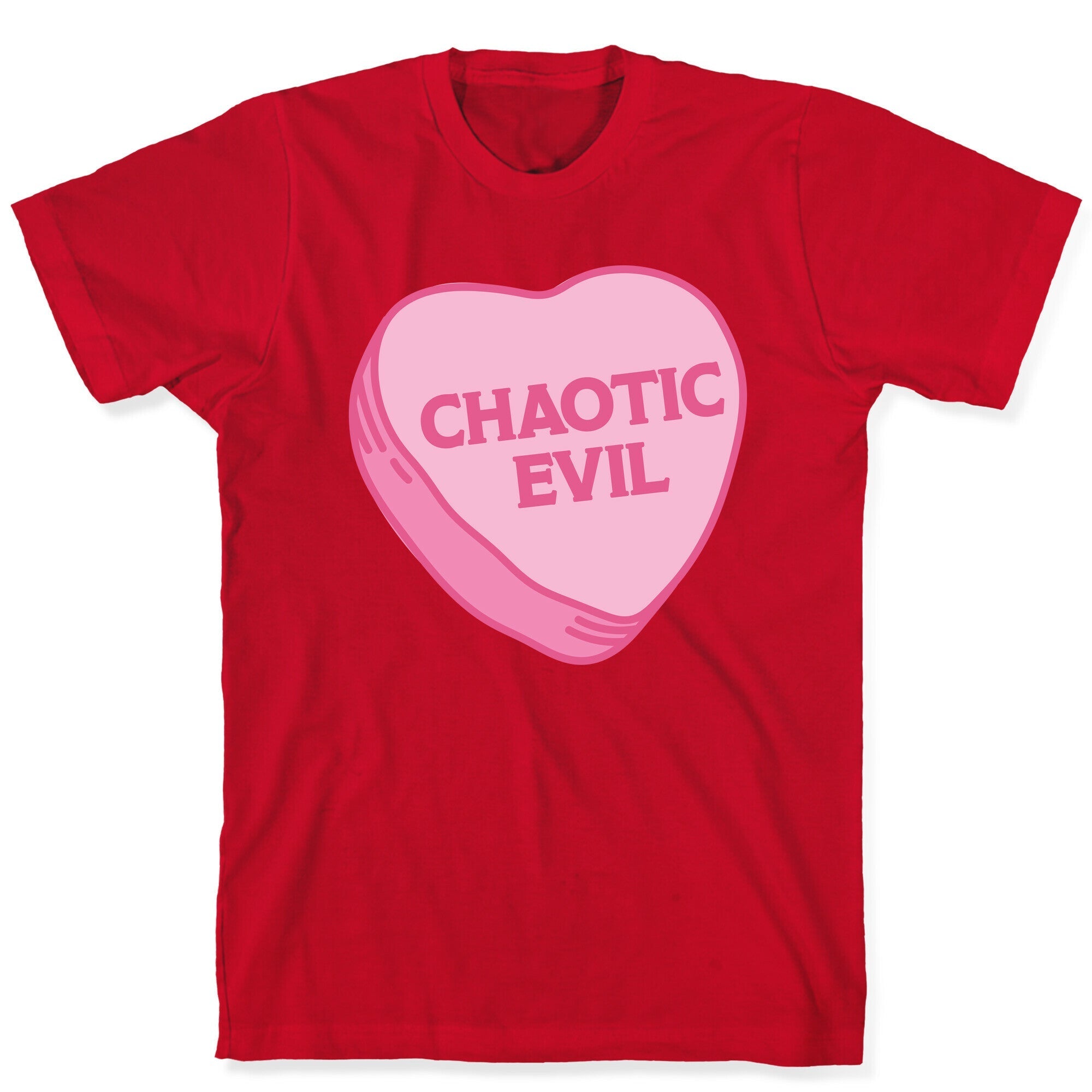 Chaotic Evil Candy Heart T-Shirt Hoodie, Sweatshirt | PureTeeCo.com (Image 5)