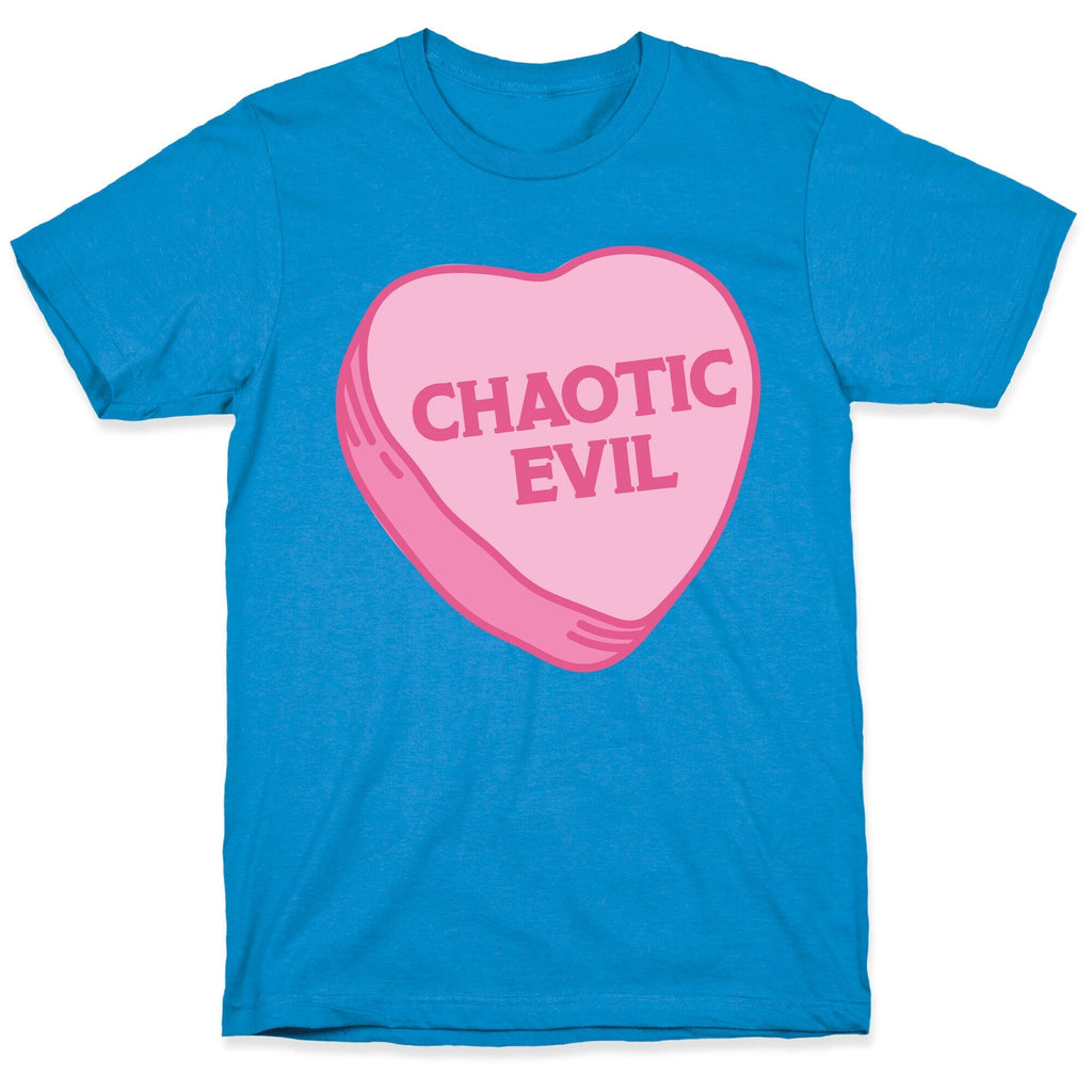 Chaotic Evil Candy Heart T-Shirt Hoodie, Sweatshirt | PureTeeCo.com (Image 1)