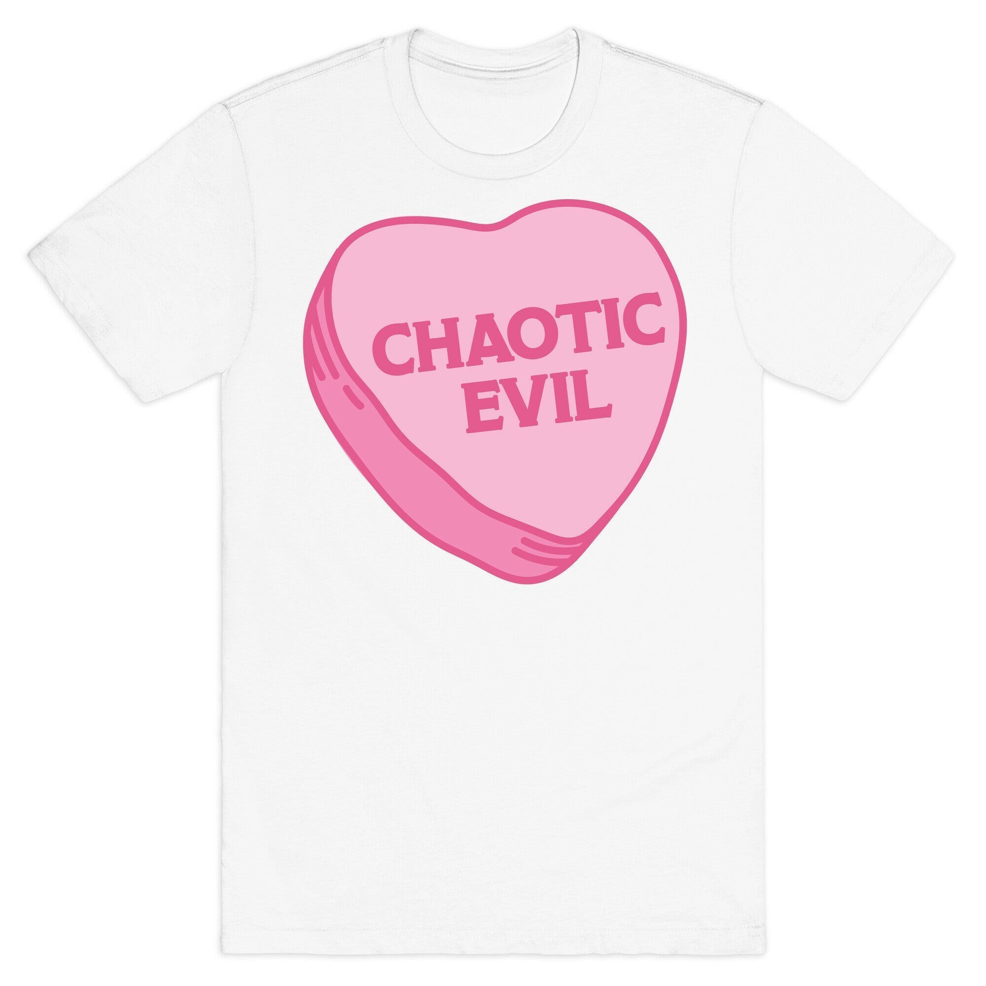 Chaotic Evil Candy Heart T-Shirt Hoodie, Sweatshirt | PureTeeCo.com (Image 2)
