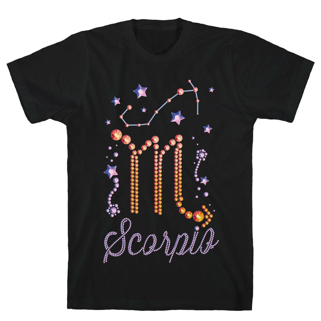 90's BeDazzle Zodiacs: Scorpio T-Shirt Hoodie, Sweatshirt | PureTeeCo.com (Image 1)