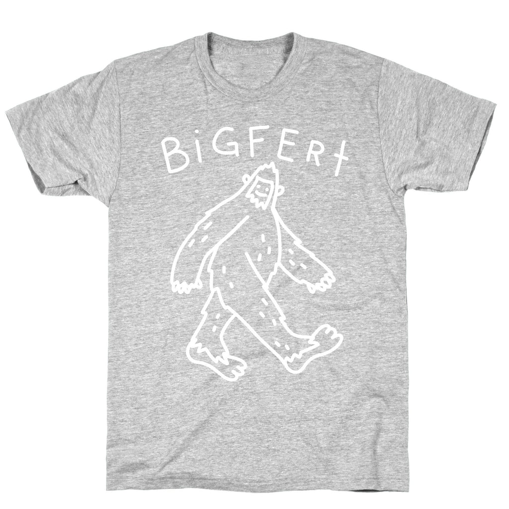 Derpy Bigfert Sasquatch  T-Shirt Hoodie, Sweatshirt | PureTeeCo.com (Image 2)