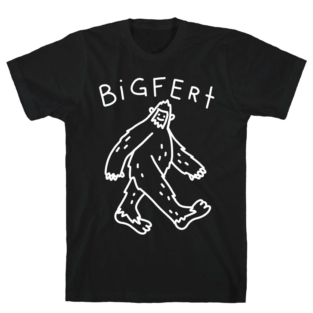 Derpy Bigfert Sasquatch  T-Shirt Hoodie, Sweatshirt | PureTeeCo.com (Image 1)