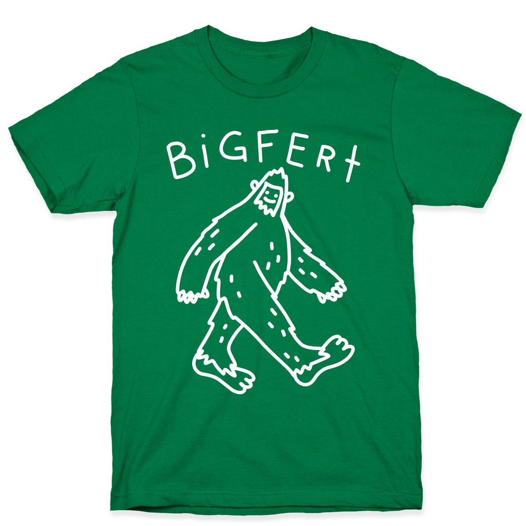 Derpy Bigfert Sasquatch  T-Shirt Hoodie, Sweatshirt | PureTeeCo.com (Image 3)