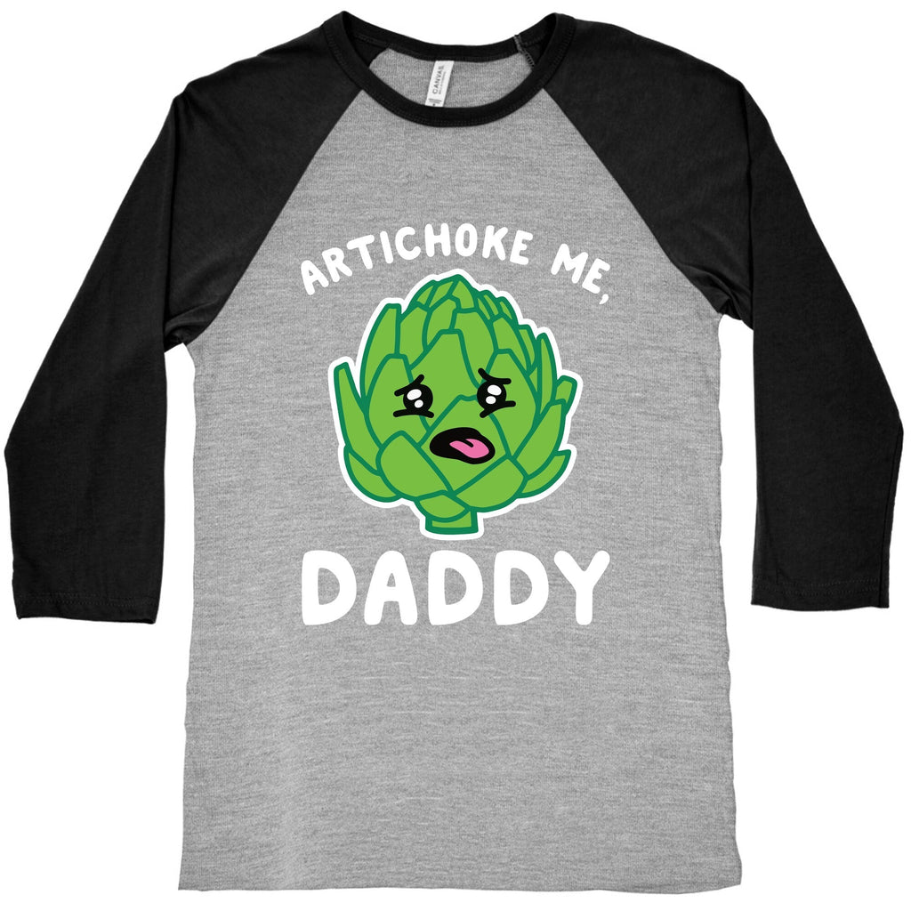 Artichoke Me, Daddy Baseball Tee Hoodie, Sweatshirt | PureTeeCo.com (Image 2)