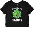 Artichoke Me, Daddy Graphic Baby Tee Hoodie, Sweatshirt | PureTeeCo.com (Image 1)