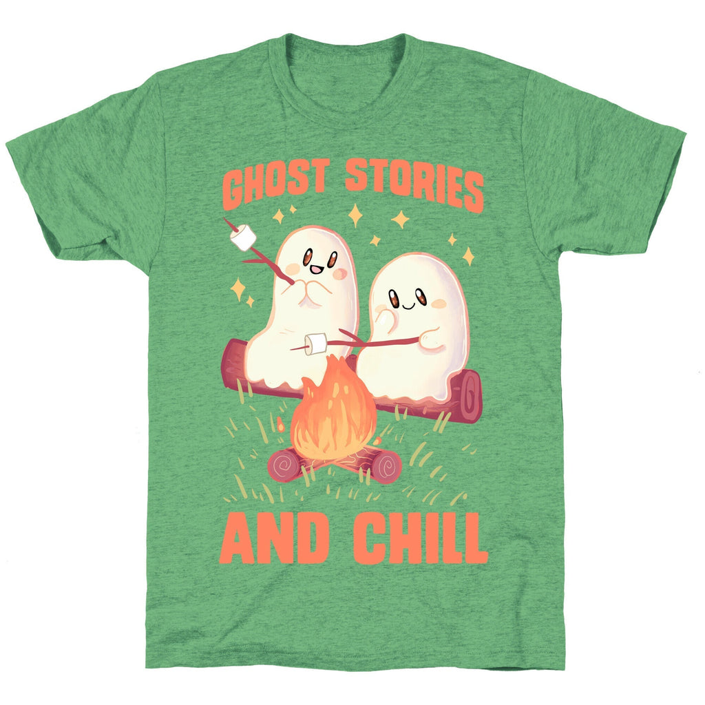 Ghost Stories And Chill Unisex Triblend Tee Hoodie, Sweatshirt | PureTeeCo.com (Image 2)