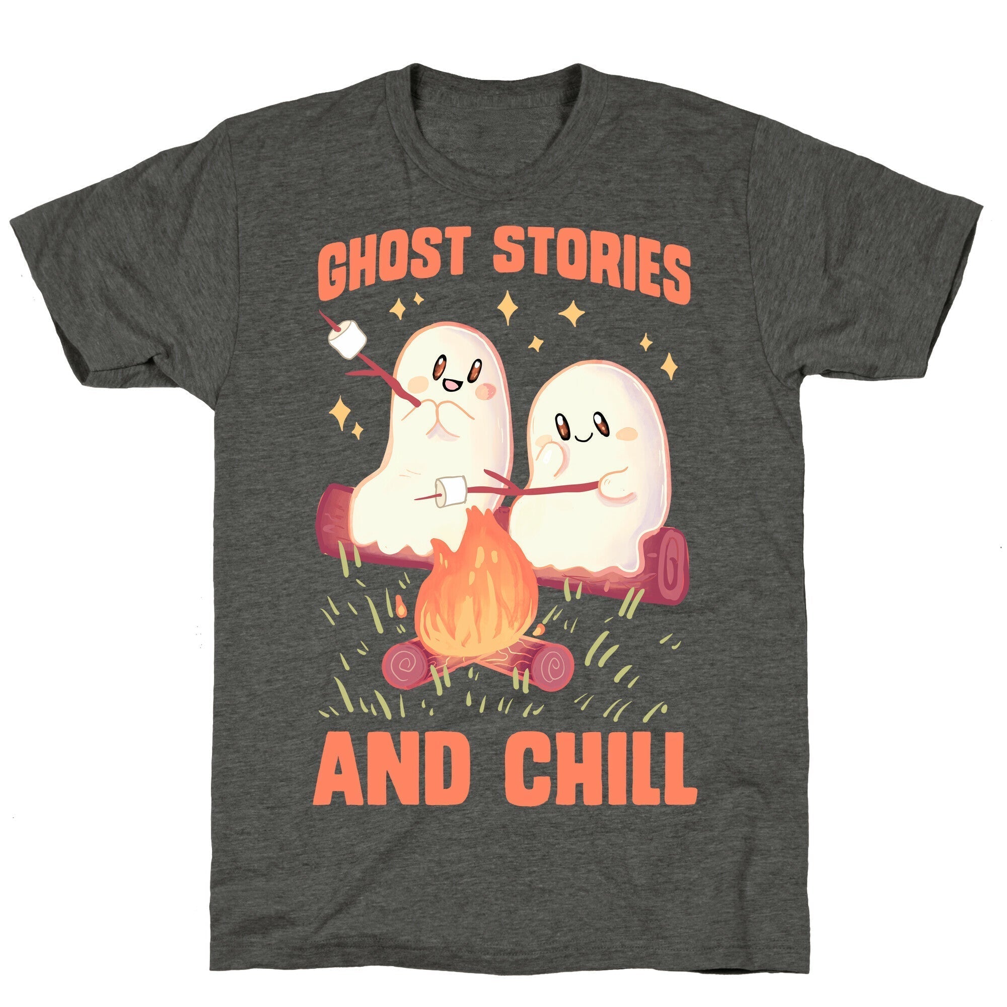 Ghost Stories And Chill Unisex Triblend Tee Hoodie, Sweatshirt | PureTeeCo.com (Image 3)