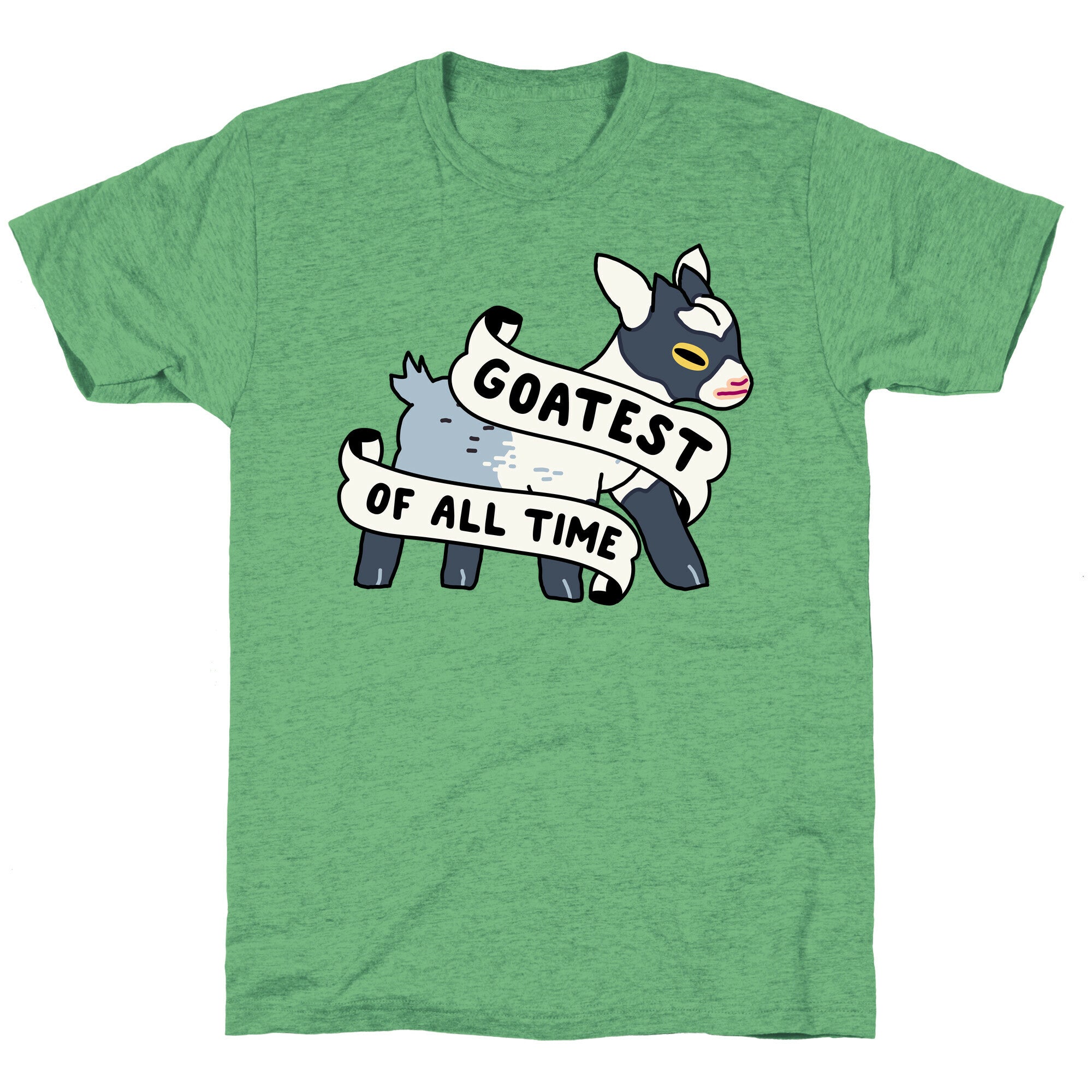Goatest of All Time Unisex Triblend Tee Hoodie, Sweatshirt | PureTeeCo.com (Image 1)