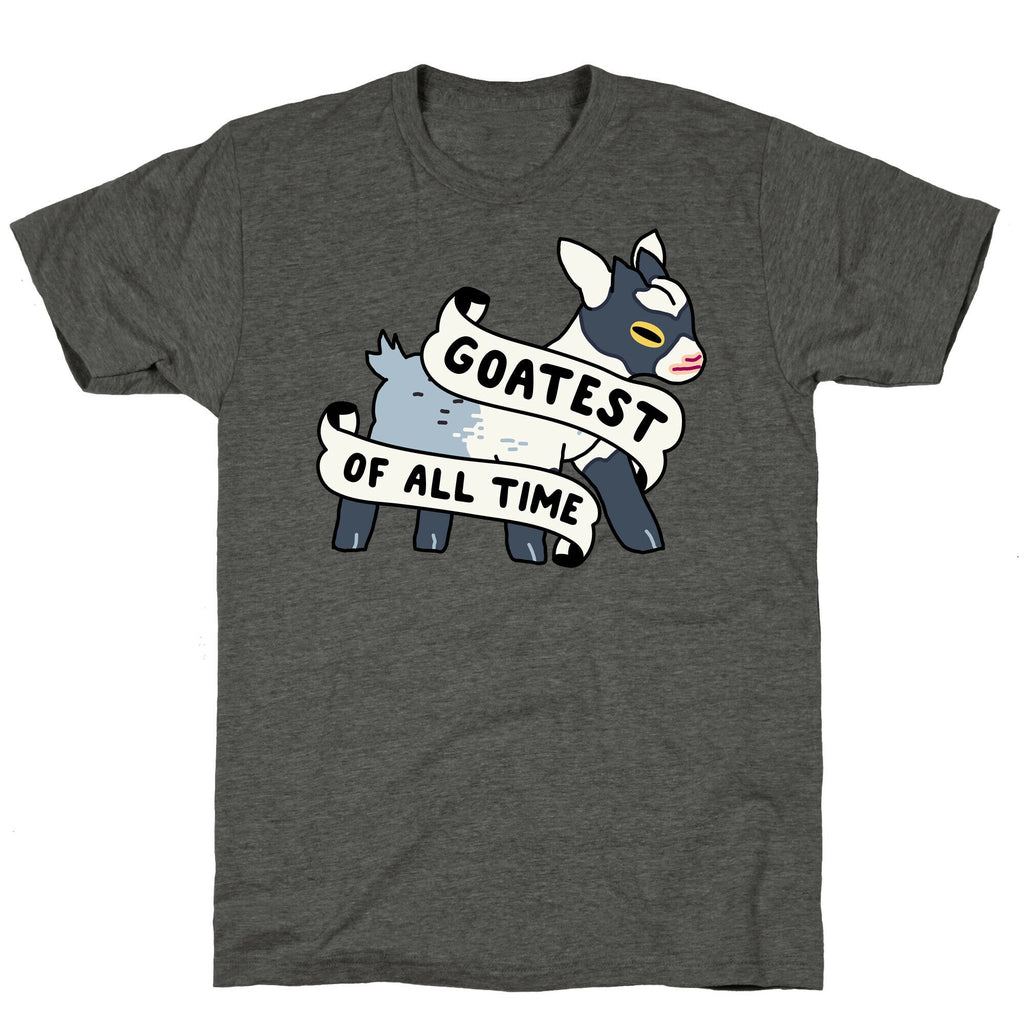 Goatest of All Time Unisex Triblend Tee Hoodie, Sweatshirt | PureTeeCo.com (Image 2)
