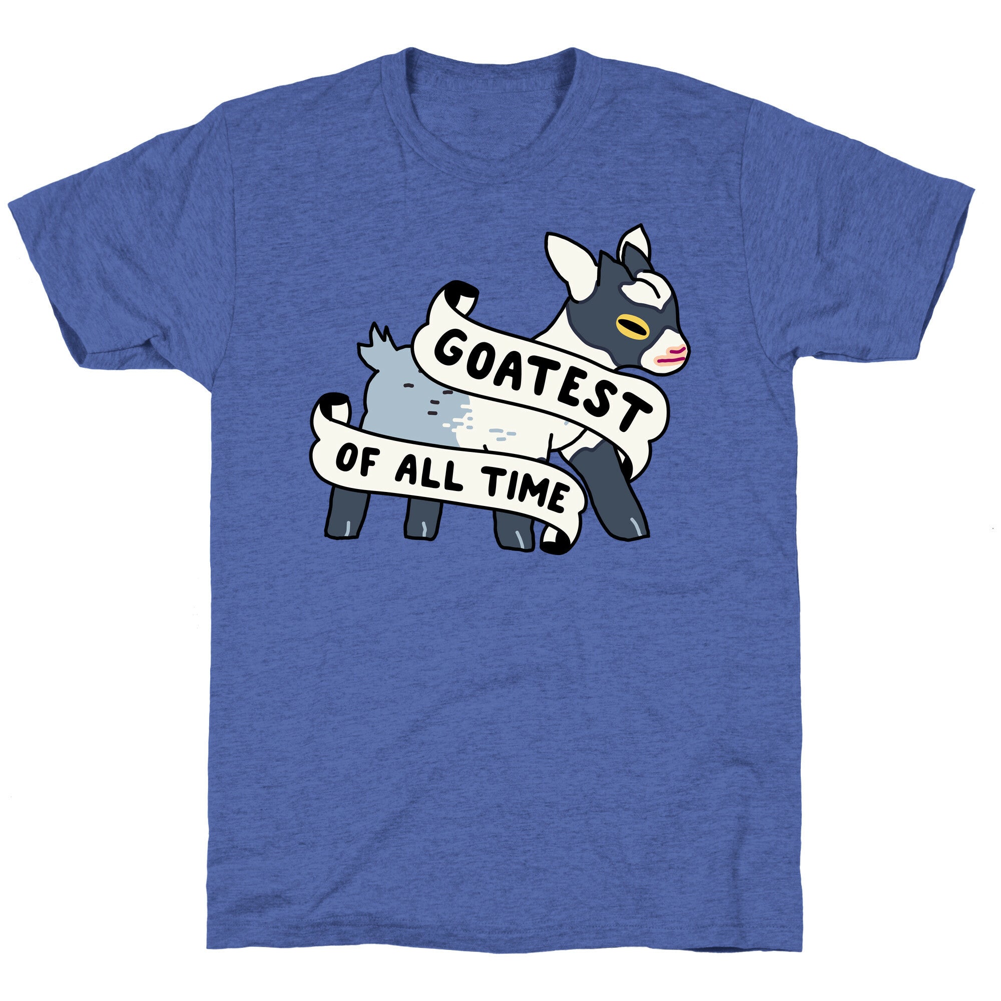 Goatest of All Time Unisex Triblend Tee Hoodie, Sweatshirt | PureTeeCo.com (Image 4)