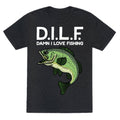 D.I.L.F. Damn I Love Fishing Unisex Triblend Tee Style001 Hoodie, Sweatshirt | PureTeeCo.com (Image 1)