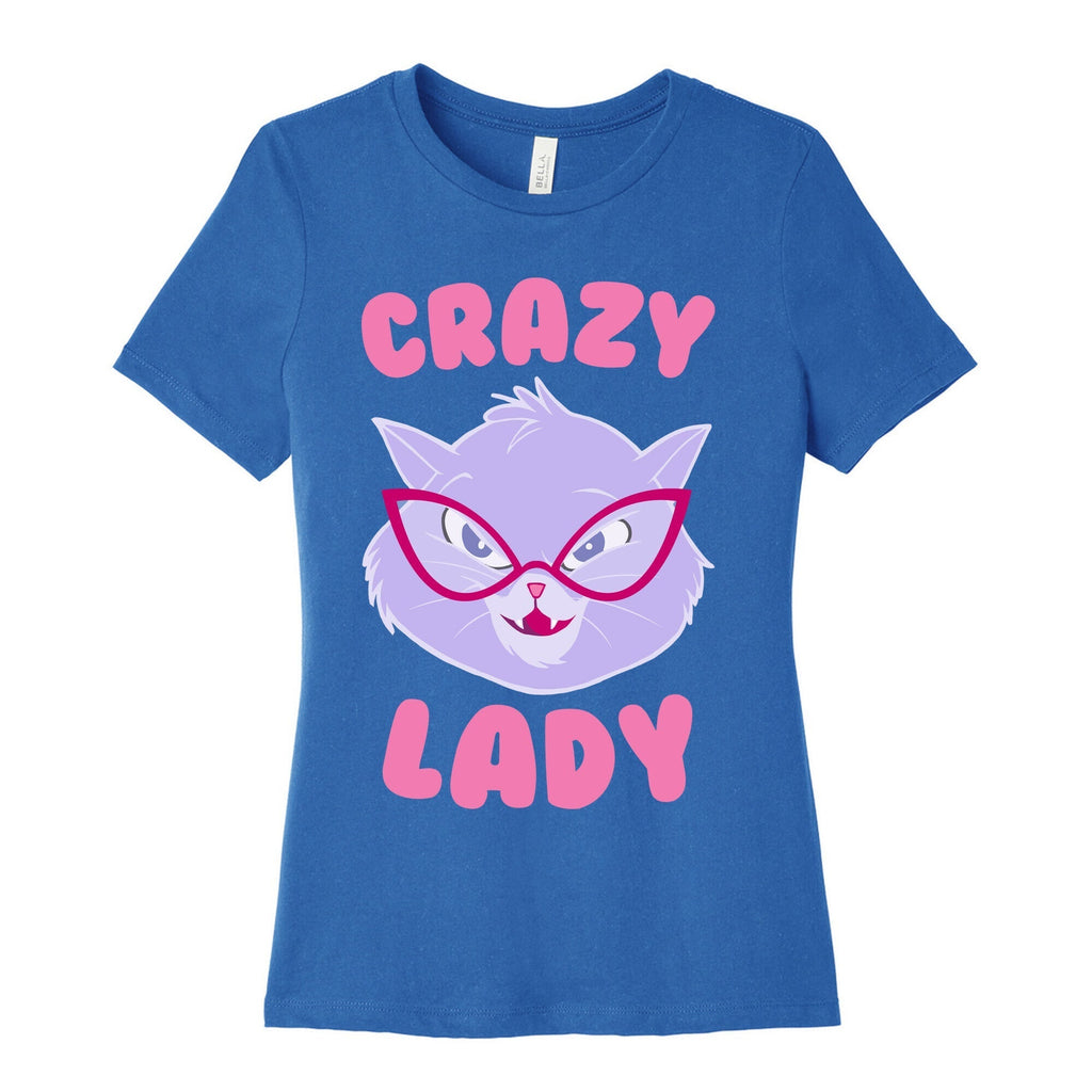 Crazy Cat Lady Women's Cotton Tee Hoodie, Sweatshirt | PureTeeCo.com (Image 3)
