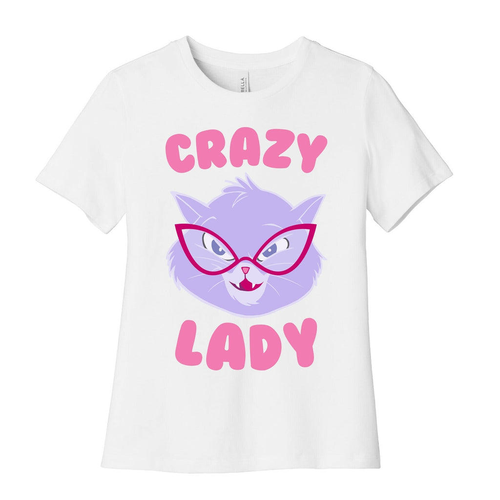 Crazy Cat Lady Women's Cotton Tee Hoodie, Sweatshirt | PureTeeCo.com (Image 4)
