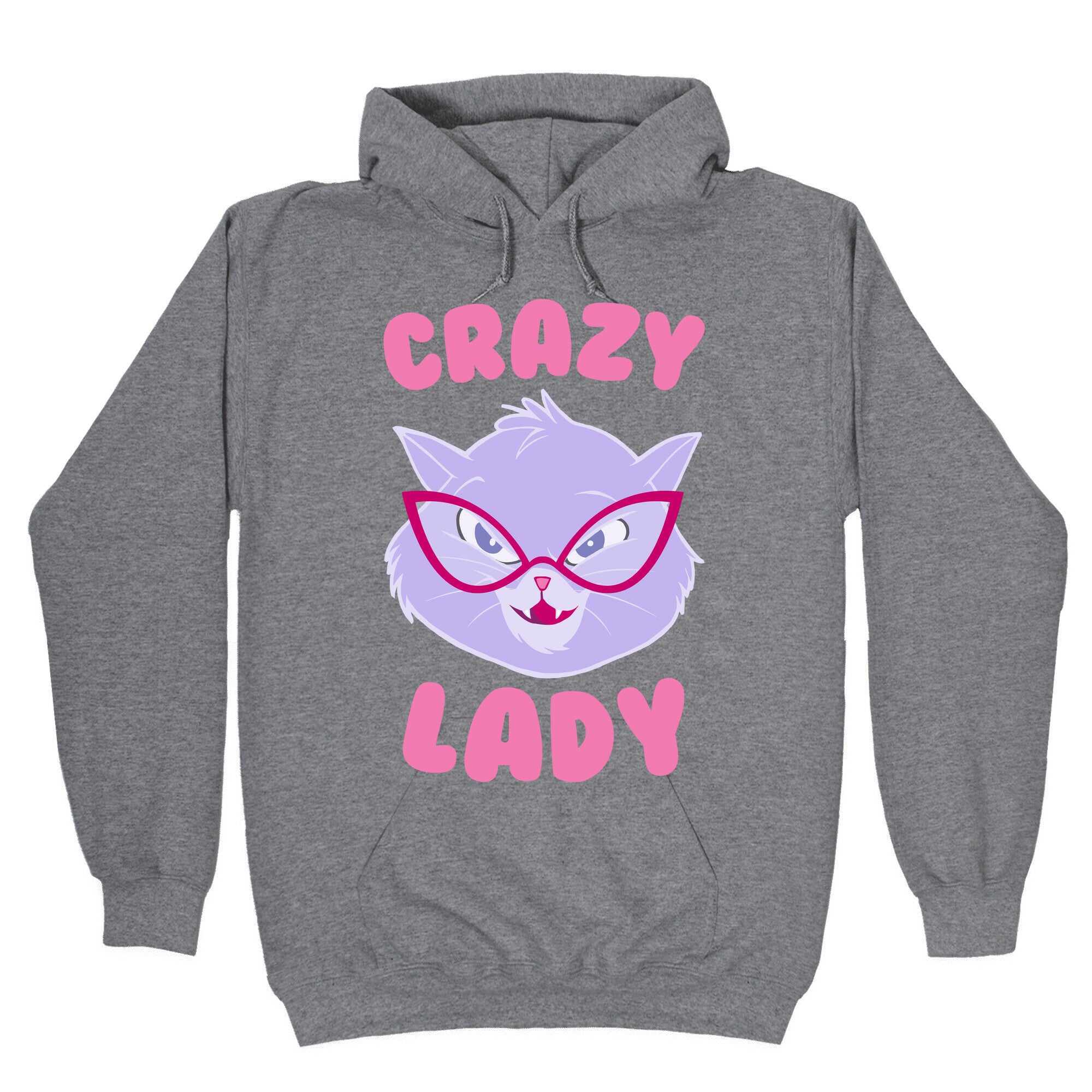 Crazy Cat Lady Hoodie T-Shirts, Sweatshirt | PureTeeCo.com (Image 1)