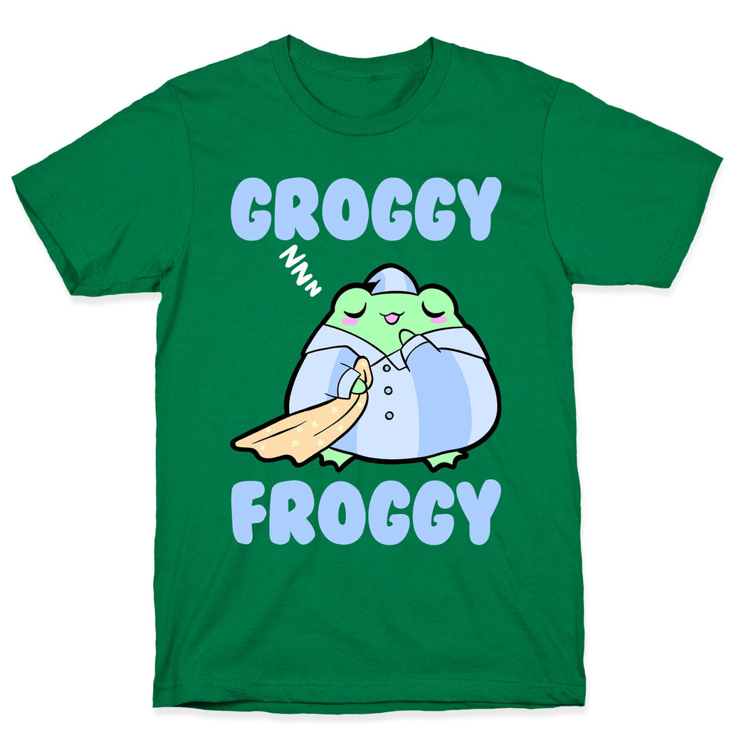 Groggy Froggy T-Shirt Hoodie, Sweatshirt | PureTeeCo.com (Image 3)