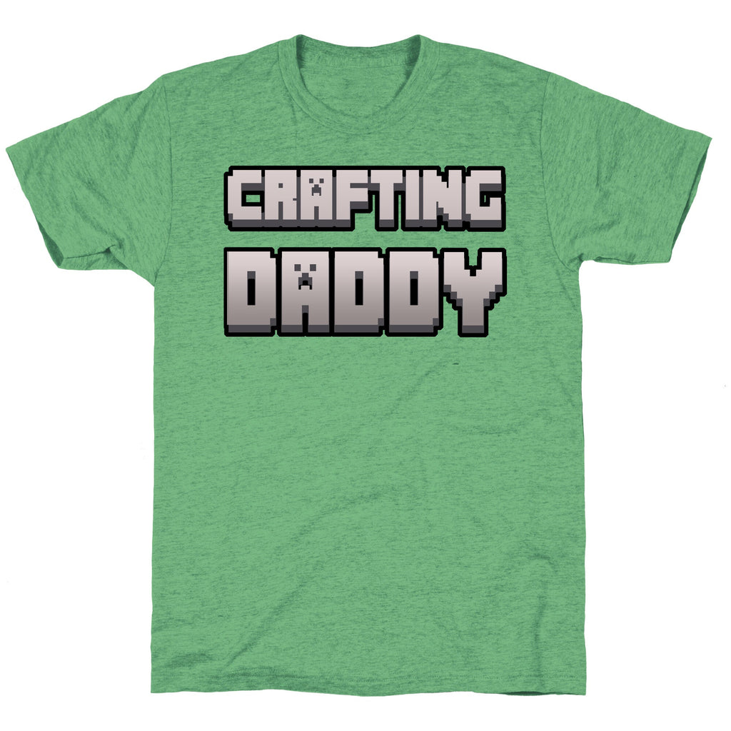 Crafting Daddy Unisex Triblend Tee Hoodie, Sweatshirt | PureTeeCo.com (Image 2)