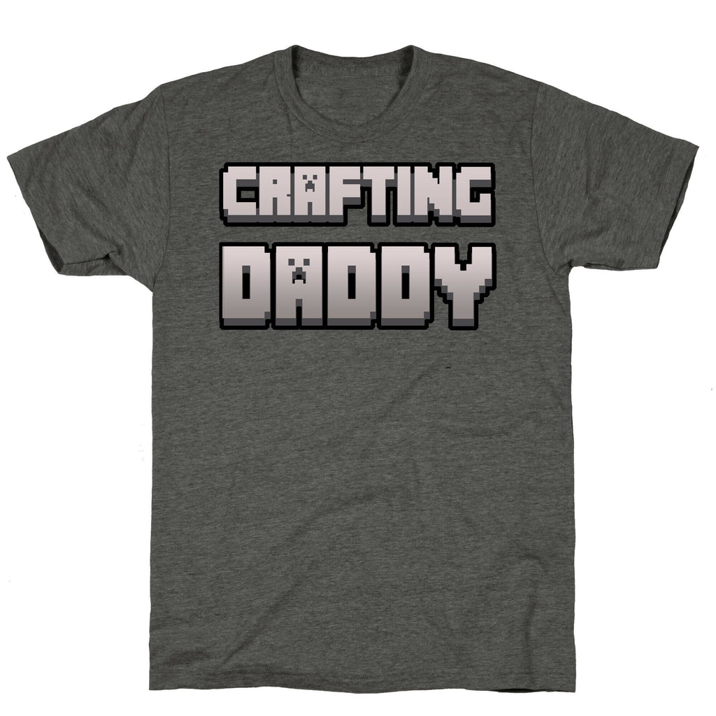 Crafting Daddy Unisex Triblend Tee Hoodie, Sweatshirt | PureTeeCo.com (Image 3)