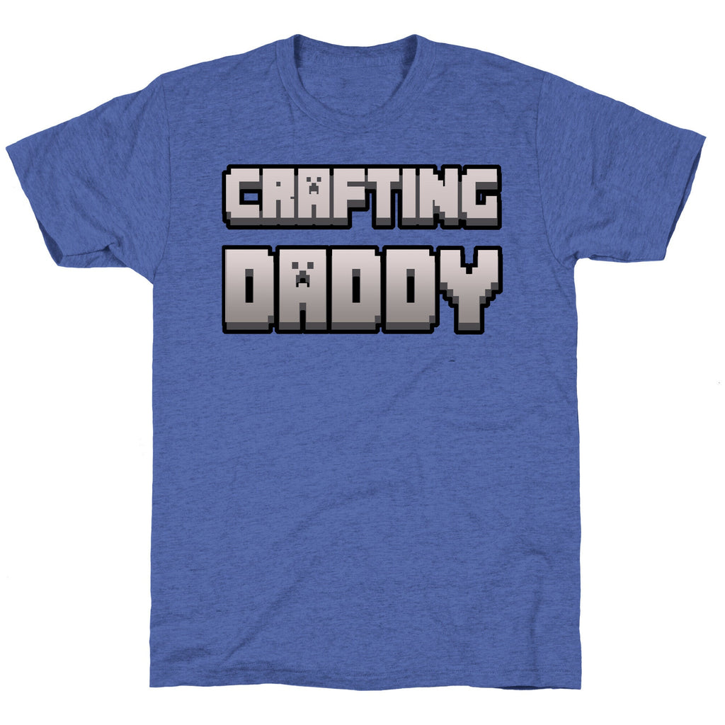 Crafting Daddy Unisex Triblend Tee Hoodie, Sweatshirt | PureTeeCo.com (Image 5)