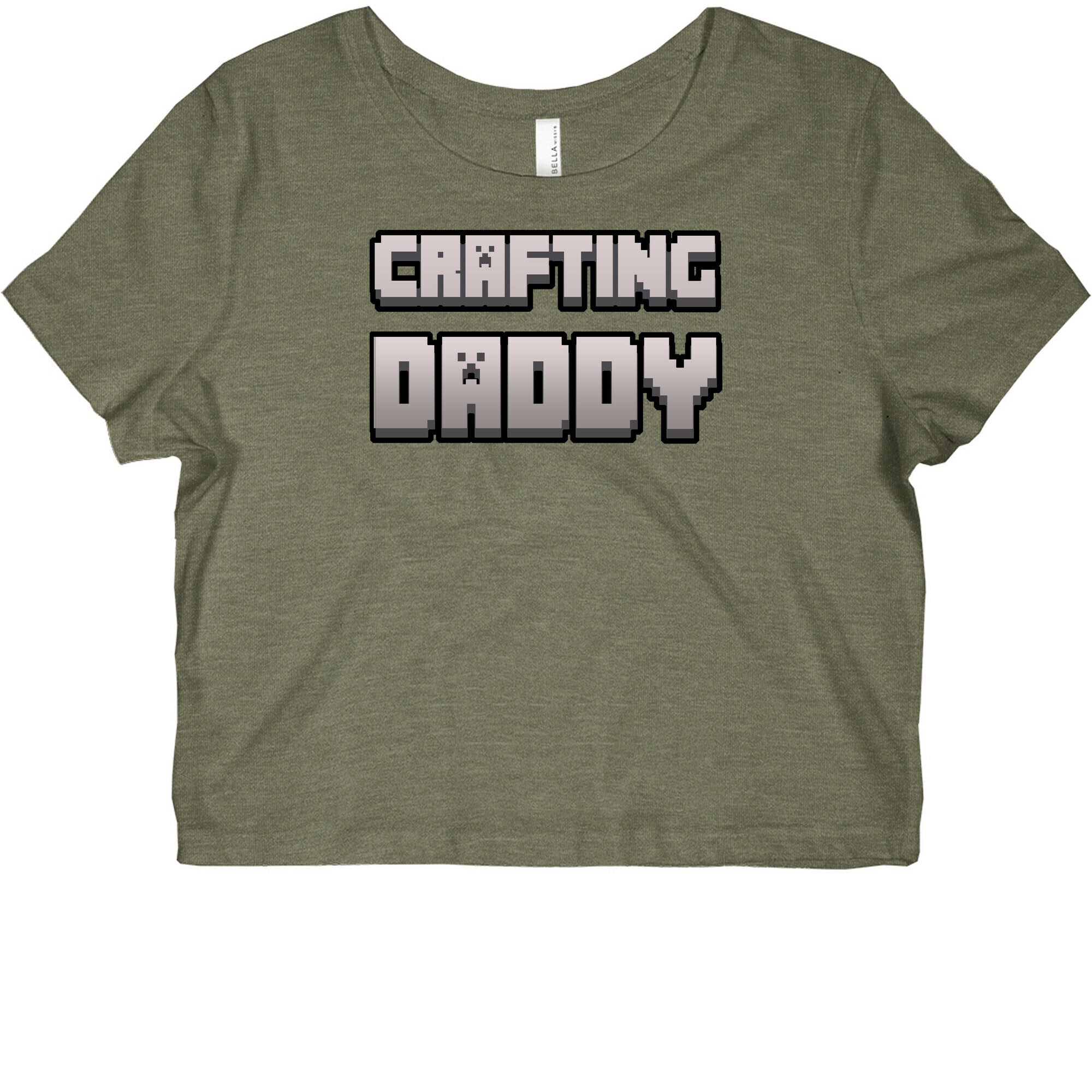 Crafting Daddy Graphic Baby Tee Hoodie, Sweatshirt | PureTeeCo.com (Image 2)