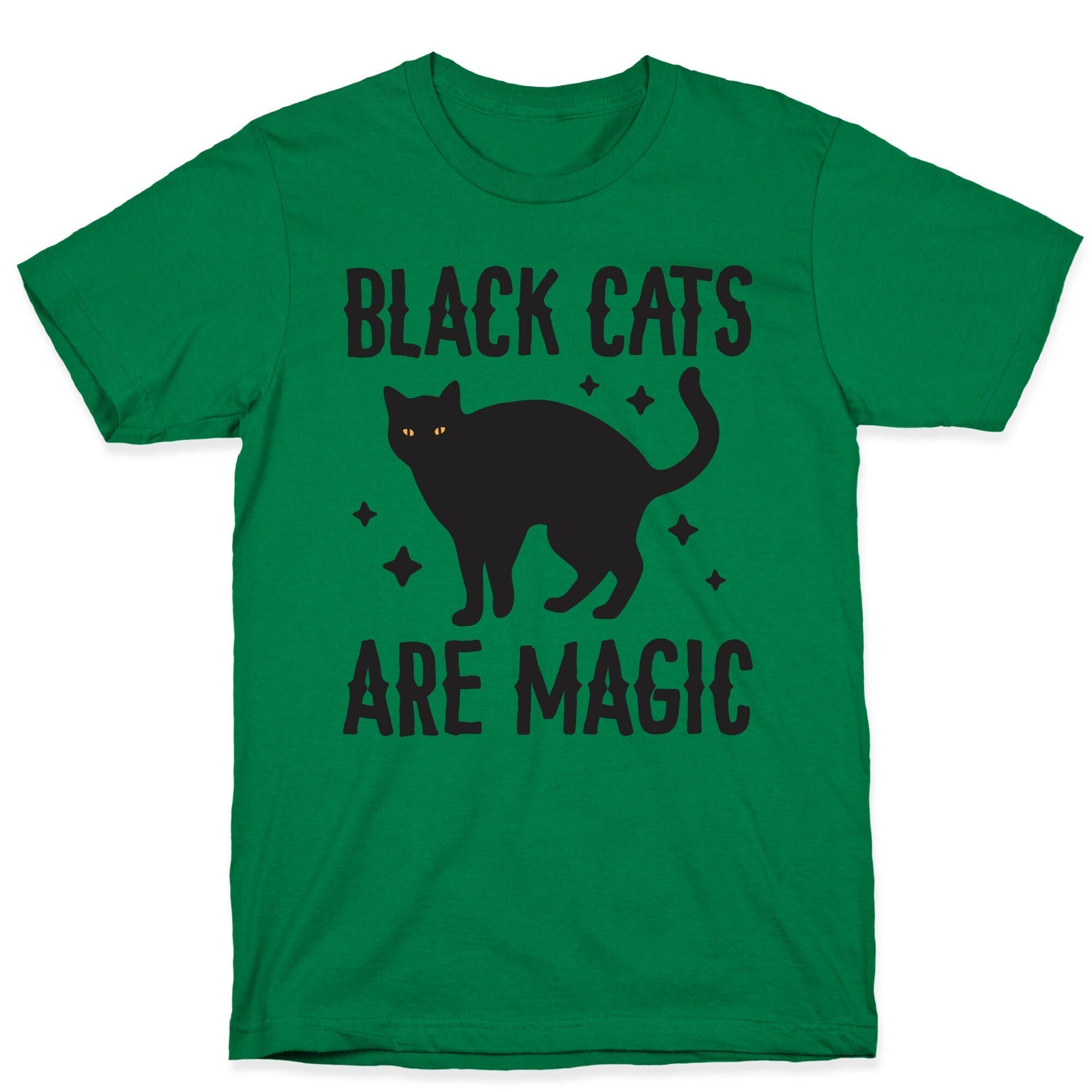 Black Cats Are Magic T-Shirt Hoodie, Sweatshirt | PureTeeCo.com (Image 4)