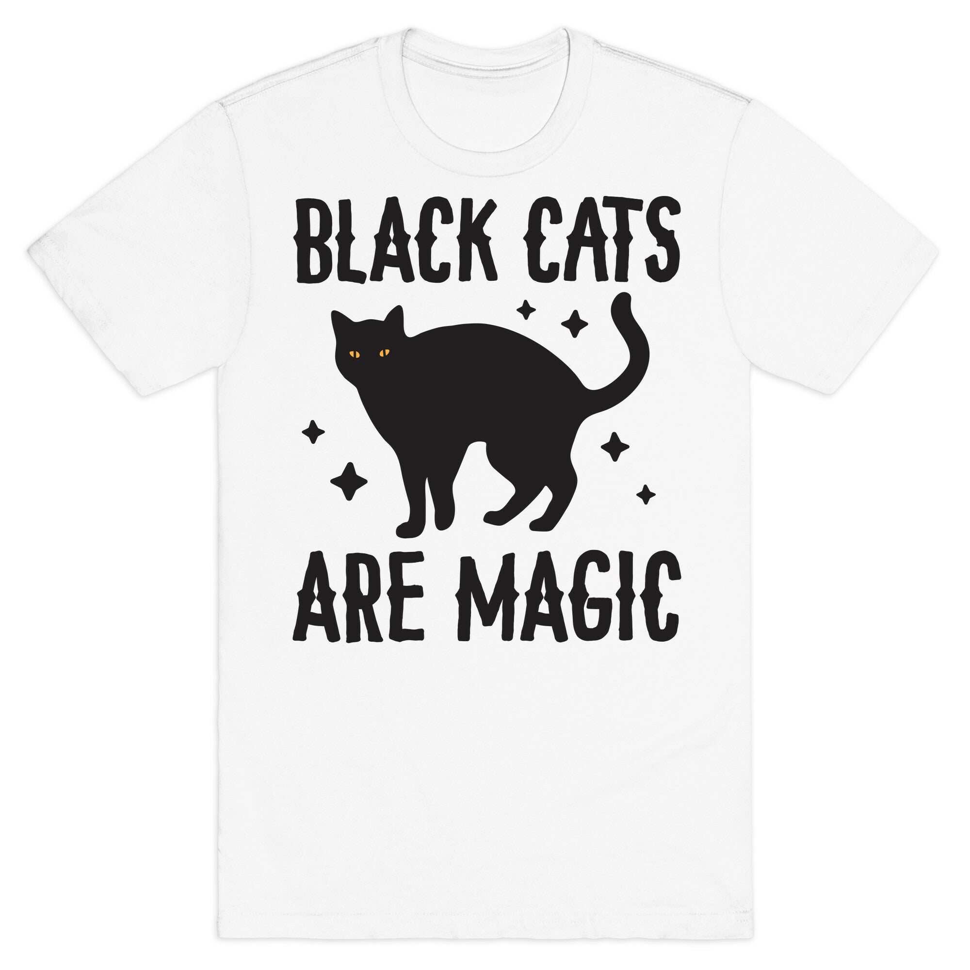 Black Cats Are Magic T-Shirt Hoodie, Sweatshirt | PureTeeCo.com (Image 2)