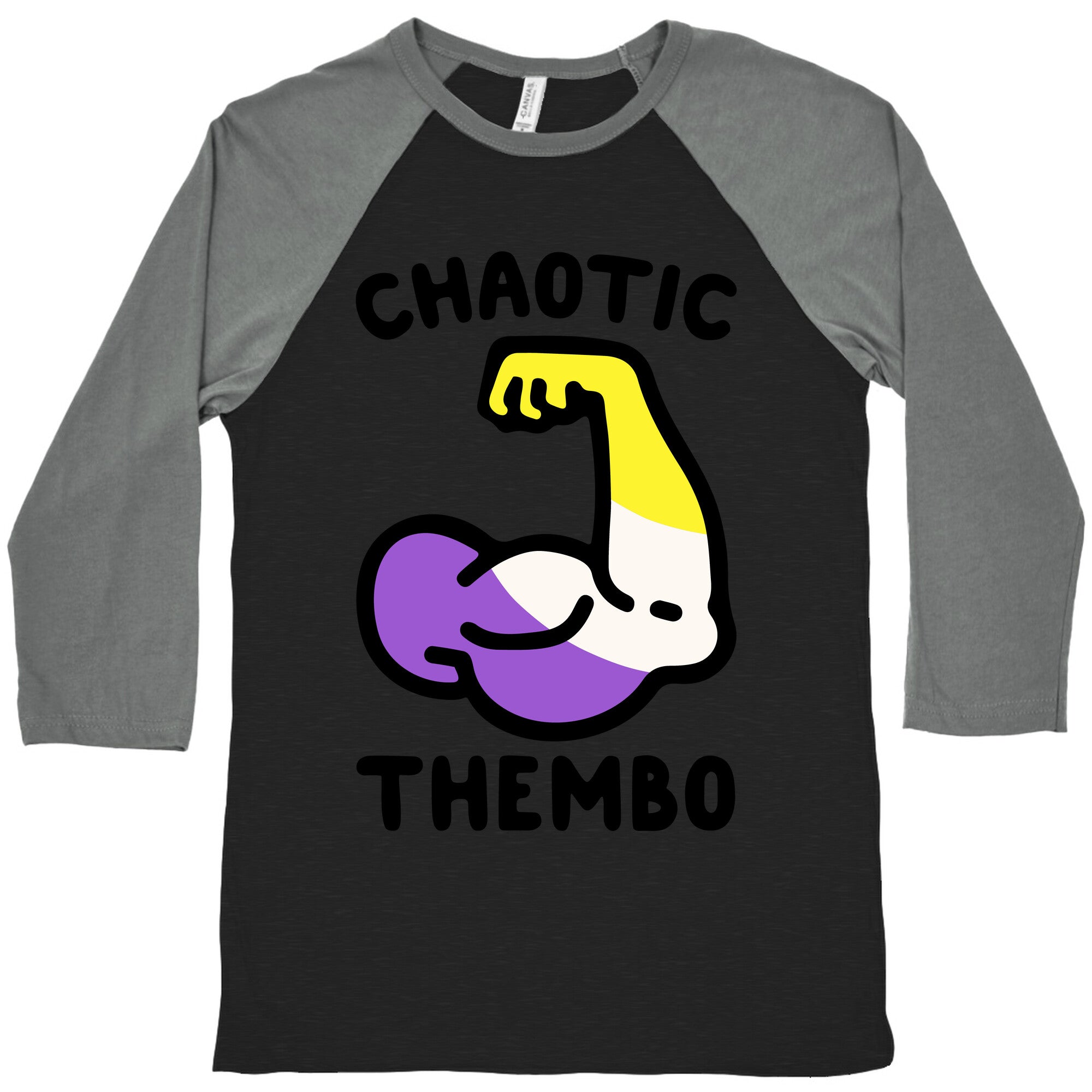 Chaotic Thembo Baseball Tee Hoodie, Sweatshirt | PureTeeCo.com (Image 3)