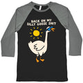 Back On My Silly Goose Shit Baseball Tee Style001 Hoodie, Sweatshirt | PureTeeCo.com