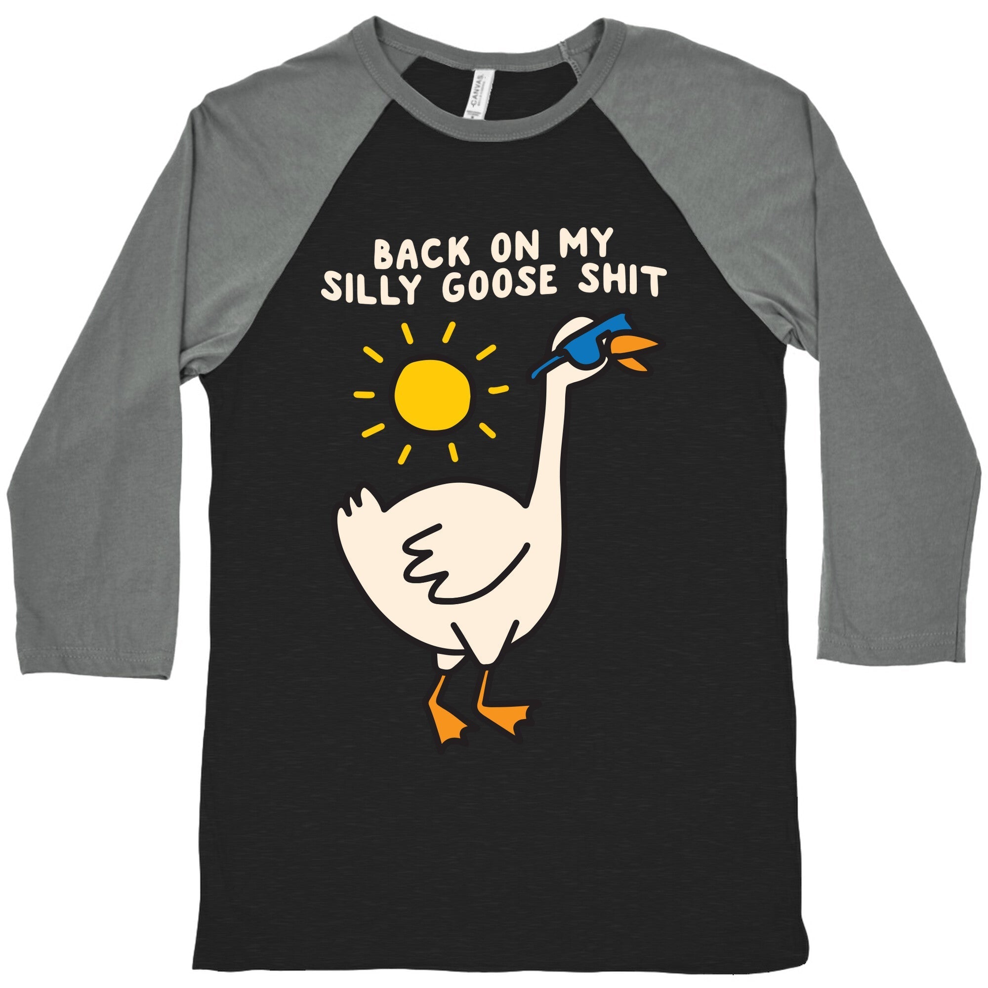 Back On My Silly Goose Shit Baseball Tee Style001 Hoodie, Sweatshirt | PureTeeCo.com