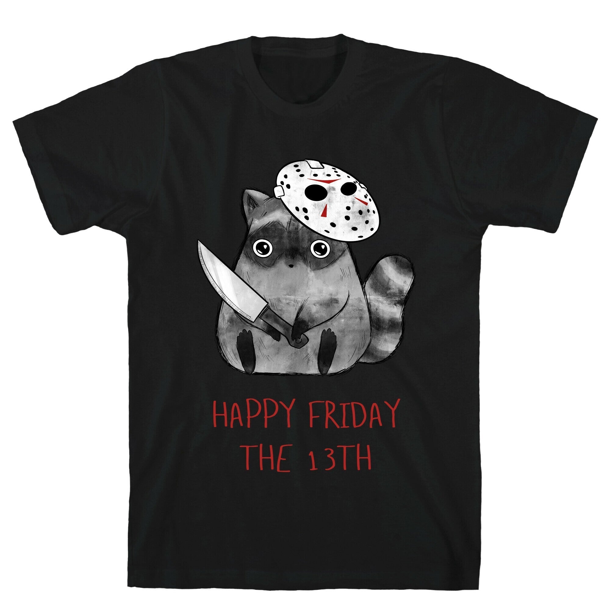 Happy Friday The 13th  T-Shirt Hoodie, Sweatshirt | PureTeeCo.com (Image 1)