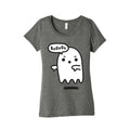 Disapproving Ghost Women's Triblend Tee Hoodie, Sweatshirt | PureTeeCo.com