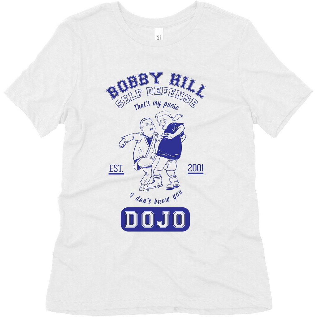 Bobby Hill Self Defense Dojo Women's Triblend Tee Hoodie, Sweatshirt | PureTeeCo.com (Image 2)