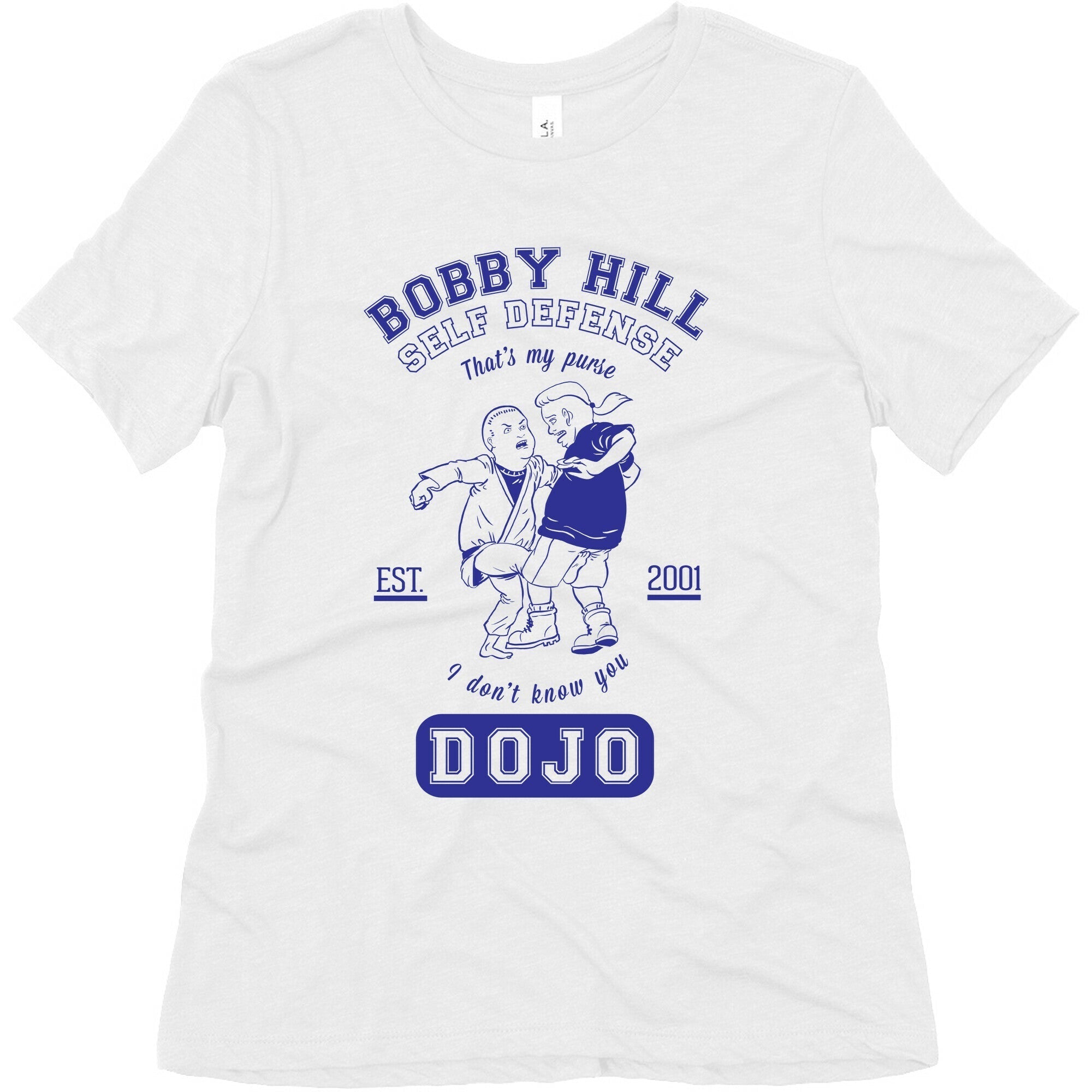 Bobby Hill Self Defense Dojo Women's Triblend Tee Hoodie, Sweatshirt | PureTeeCo.com (Image 2)