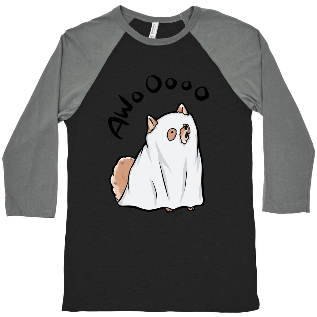 Ghost Dog Baseball Tee Hoodie, Sweatshirt | PureTeeCo.com (Image 3)