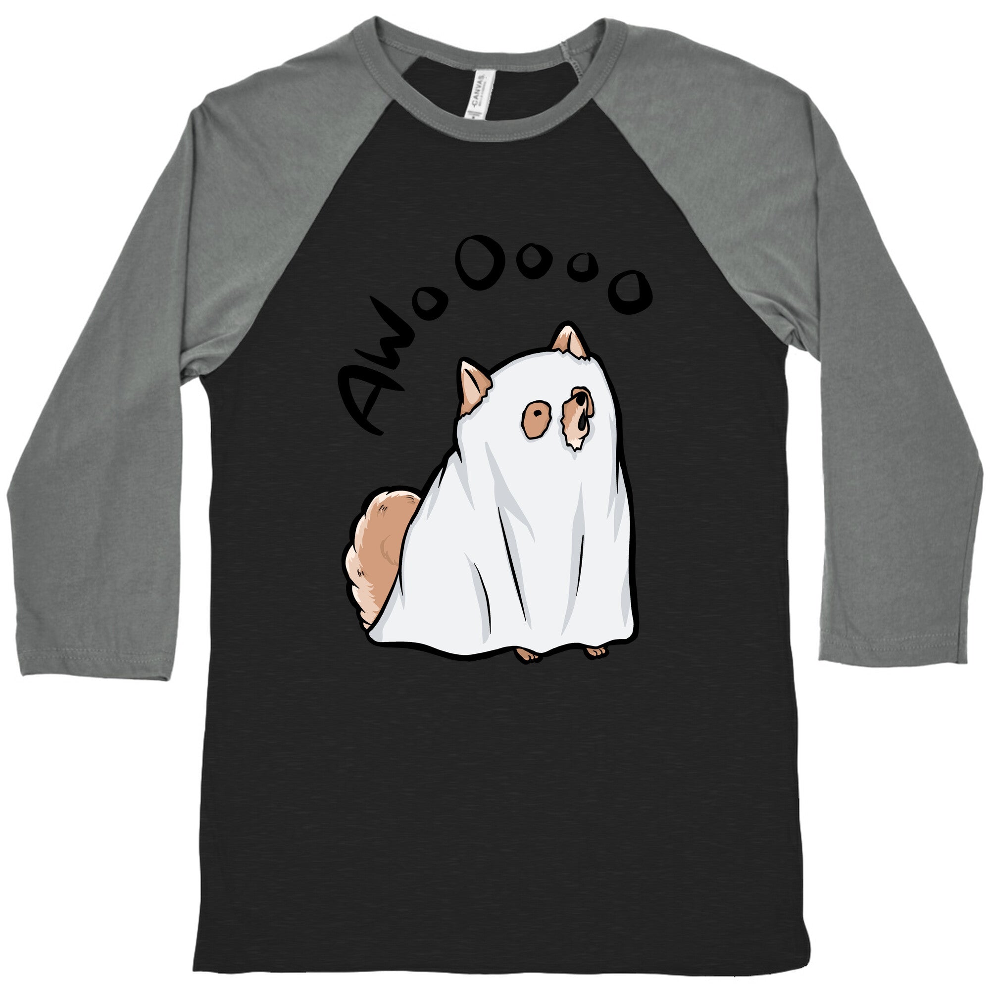Ghost Dog Baseball Tee Hoodie, Sweatshirt | PureTeeCo.com (Image 3)