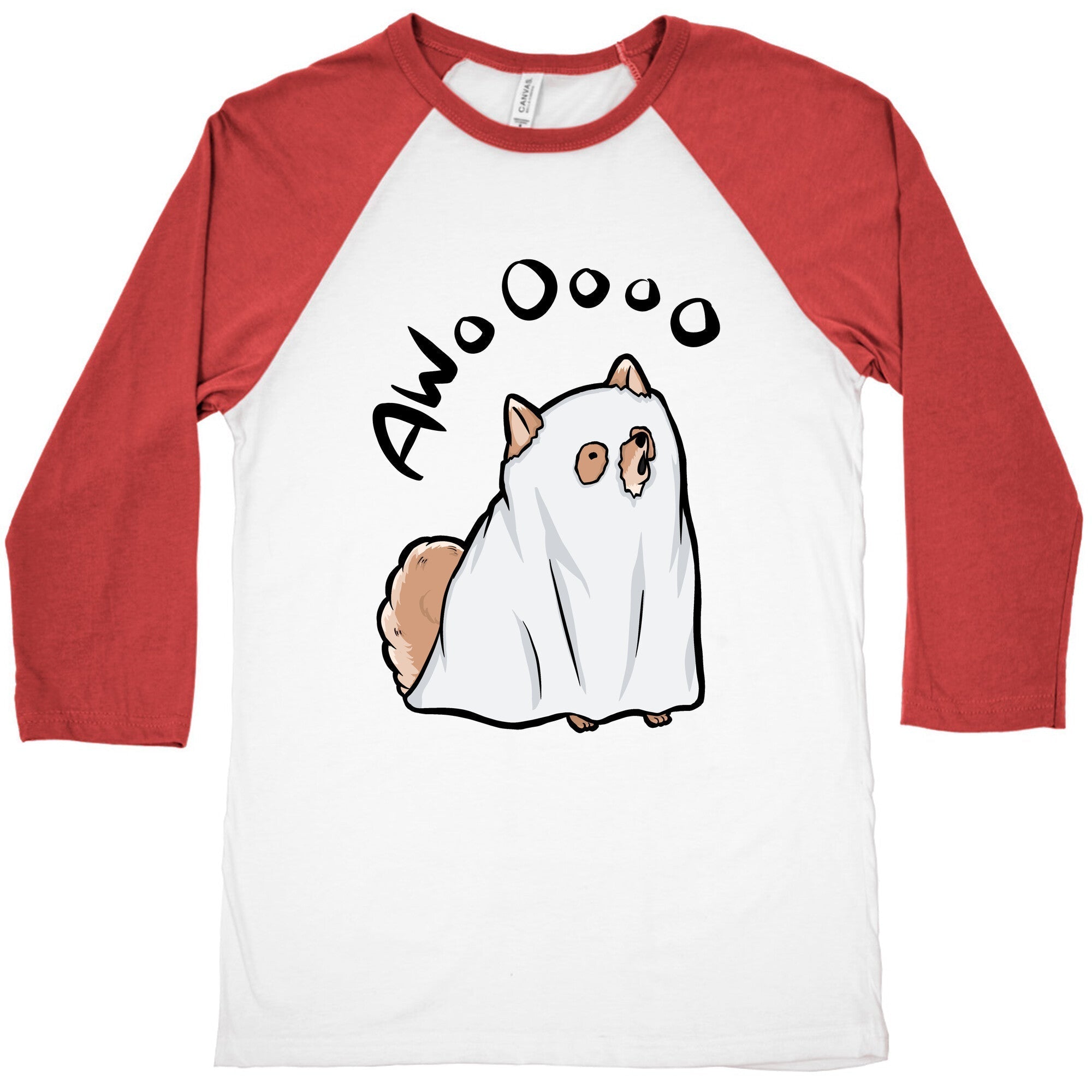 Ghost Dog Baseball Tee Hoodie, Sweatshirt | PureTeeCo.com (Image 1)