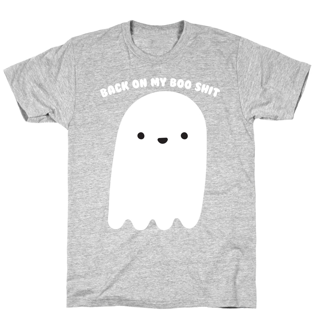 Back On My Boo Shit Ghost T-Shirt Hoodie, Sweatshirt | PureTeeCo.com (Image 2)