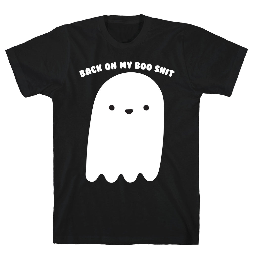 Back On My Boo Shit Ghost T-Shirt Hoodie, Sweatshirt | PureTeeCo.com (Image 1)