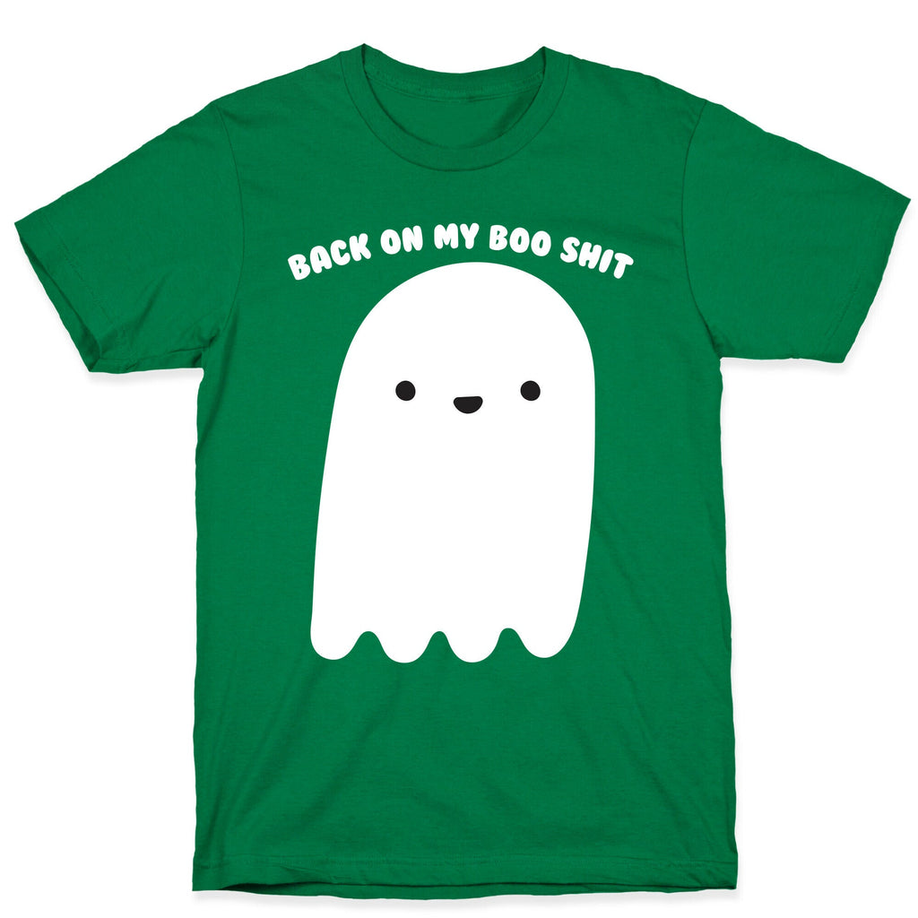 Back On My Boo Shit Ghost T-Shirt Hoodie, Sweatshirt | PureTeeCo.com (Image 3)