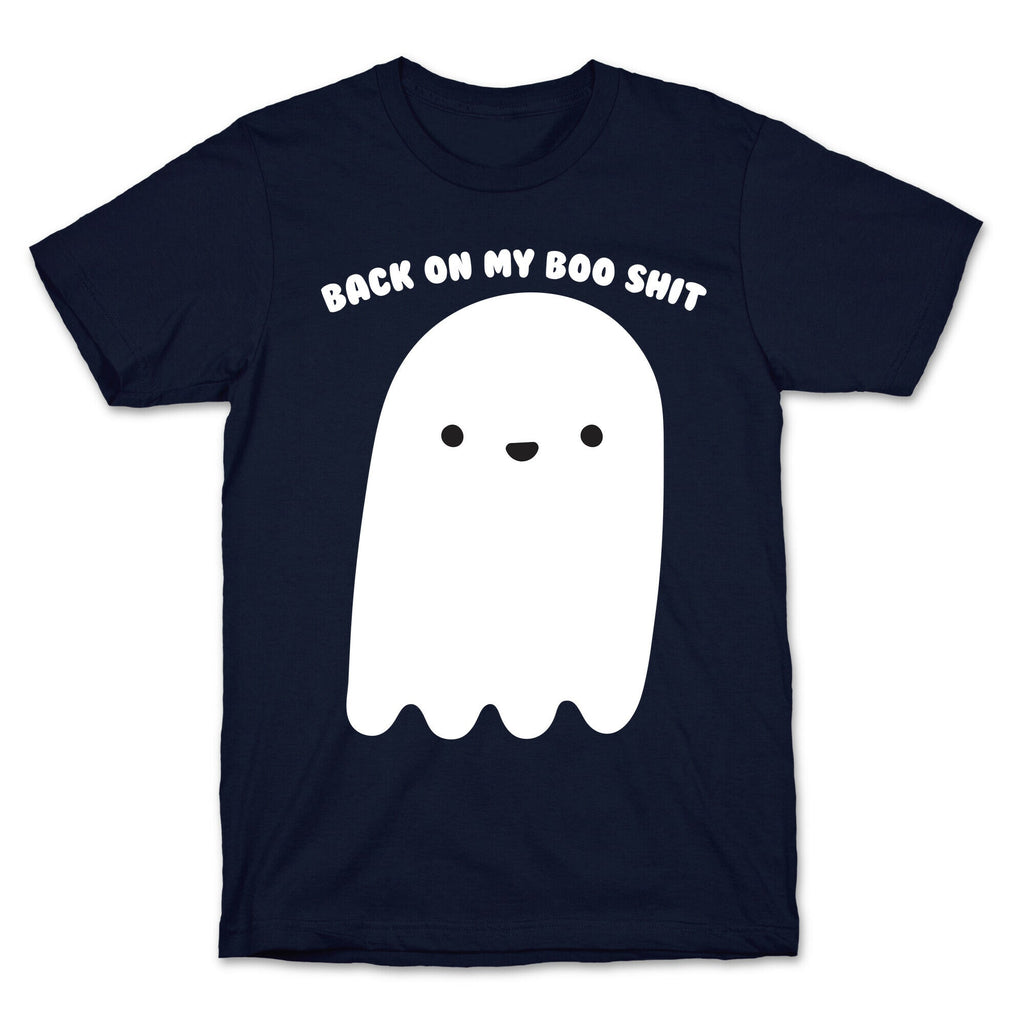 Back On My Boo Shit Ghost T-Shirt Hoodie, Sweatshirt | PureTeeCo.com (Image 4)
