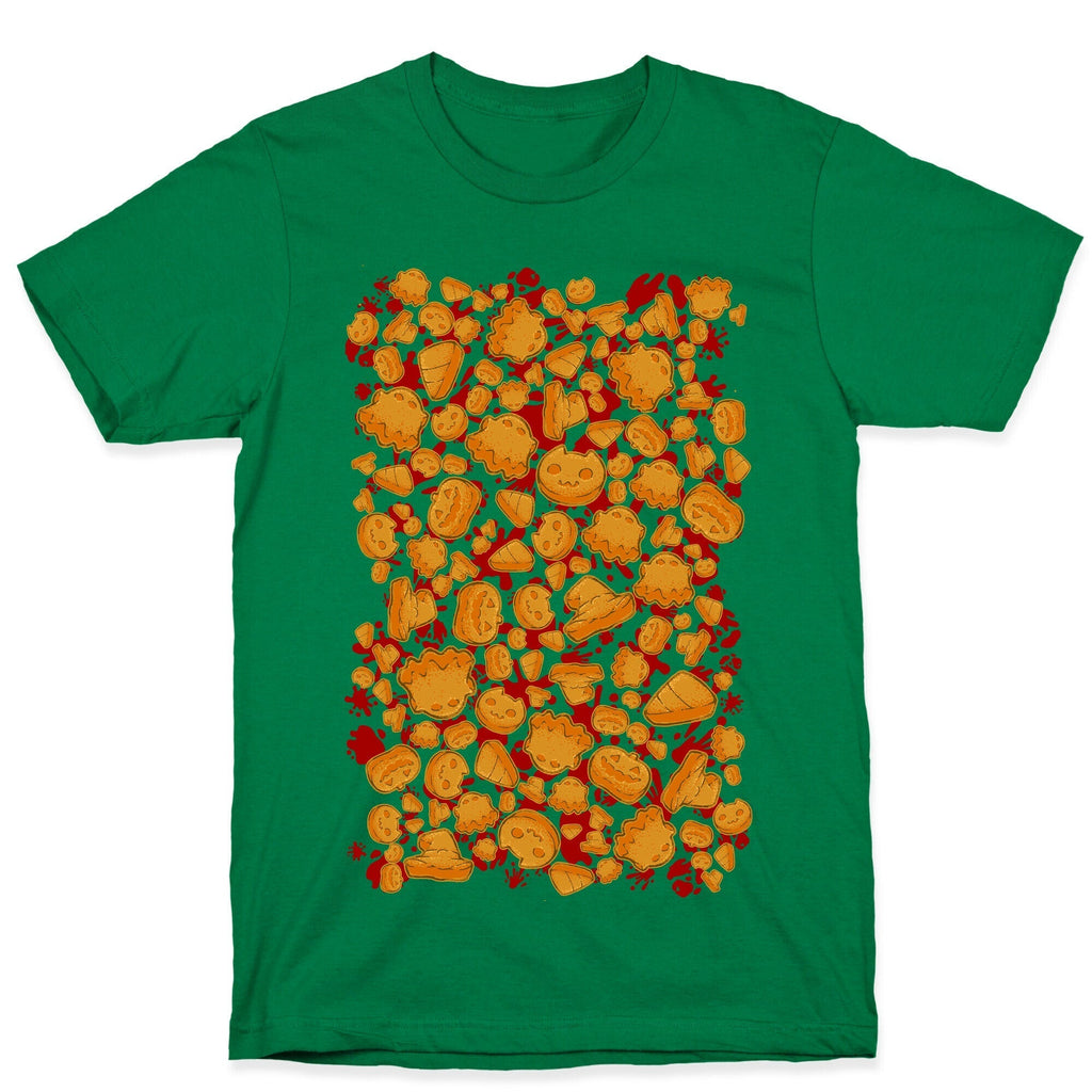 Halloween Nuggies Pattern T-Shirt Hoodie, Sweatshirt | PureTeeCo.com (Image 3)