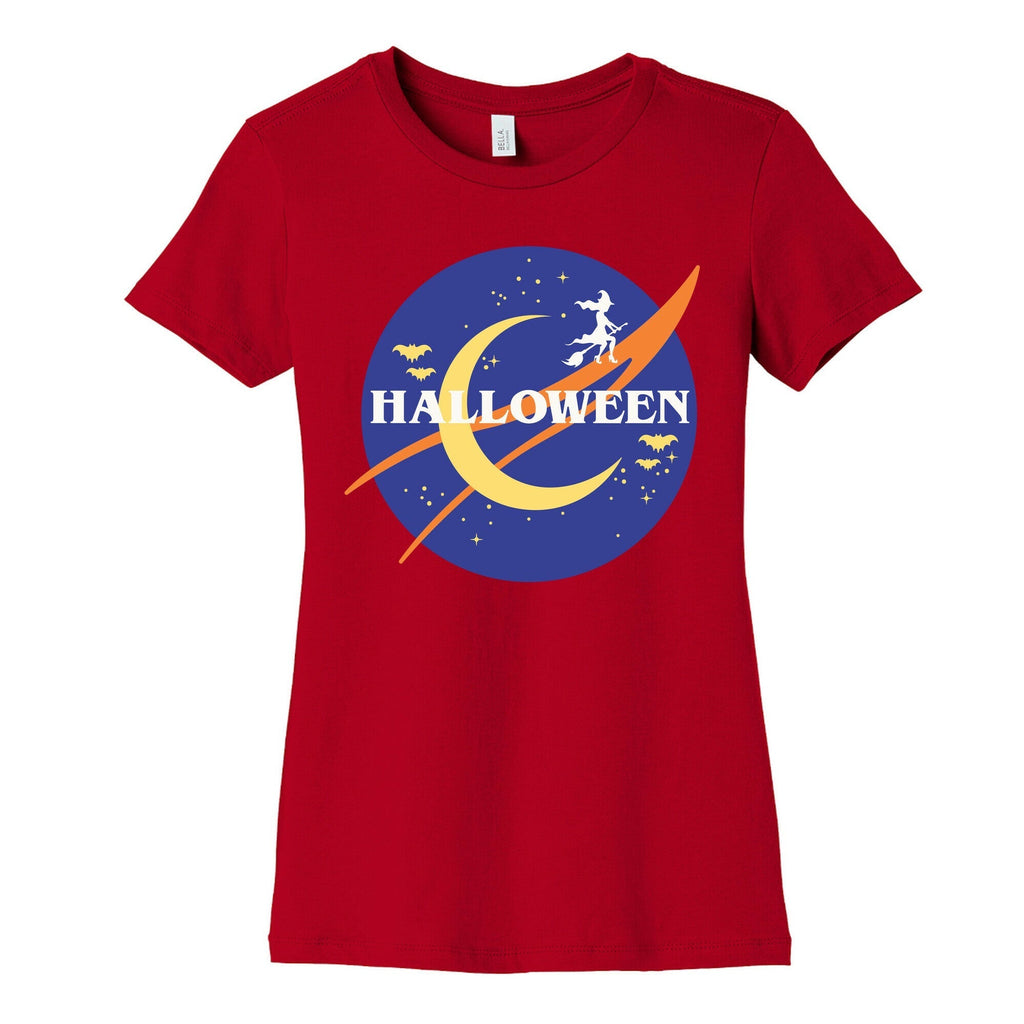 Halloween Nasa Parody Women's Cotton Tee Hoodie, Sweatshirt | PureTeeCo.com (Image 3)