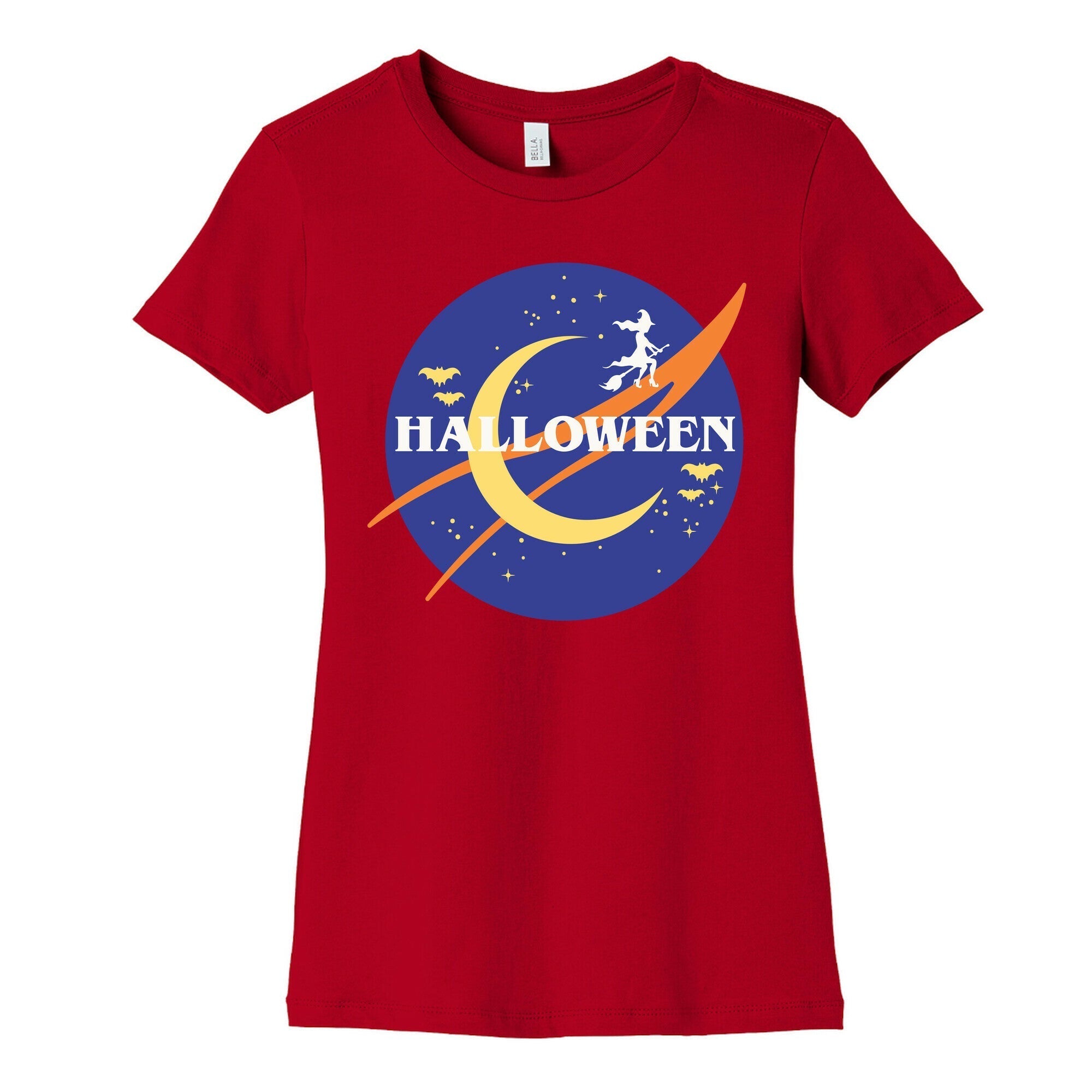 Halloween Nasa Parody Women's Cotton Tee Hoodie, Sweatshirt | PureTeeCo.com (Image 3)