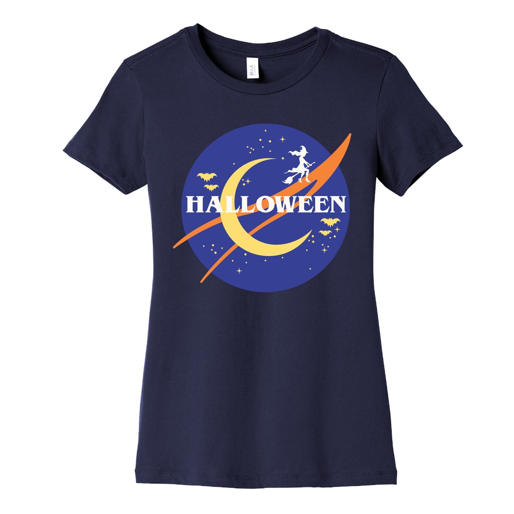 Halloween Nasa Parody Women's Cotton Tee Hoodie, Sweatshirt | PureTeeCo.com (Image 5)