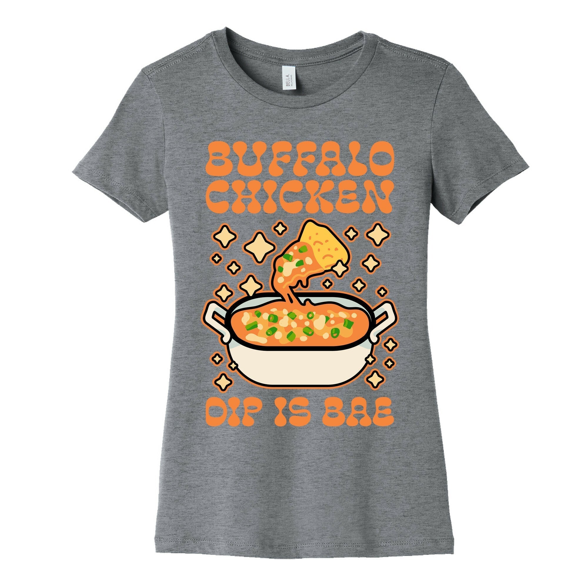 Chicken Buffalo Dip Is Bae  Women's Cotton Tee Hoodie, Sweatshirt | PureTeeCo.com (Image 5)