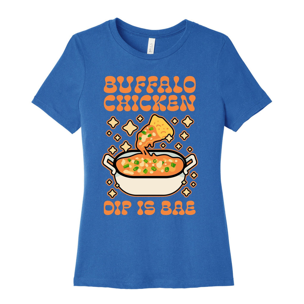 Chicken Buffalo Dip Is Bae  Women's Cotton Tee Hoodie, Sweatshirt | PureTeeCo.com (Image 3)