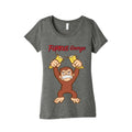 Furious George Women's Triblend Tee Hoodie, Sweatshirt | PureTeeCo.com