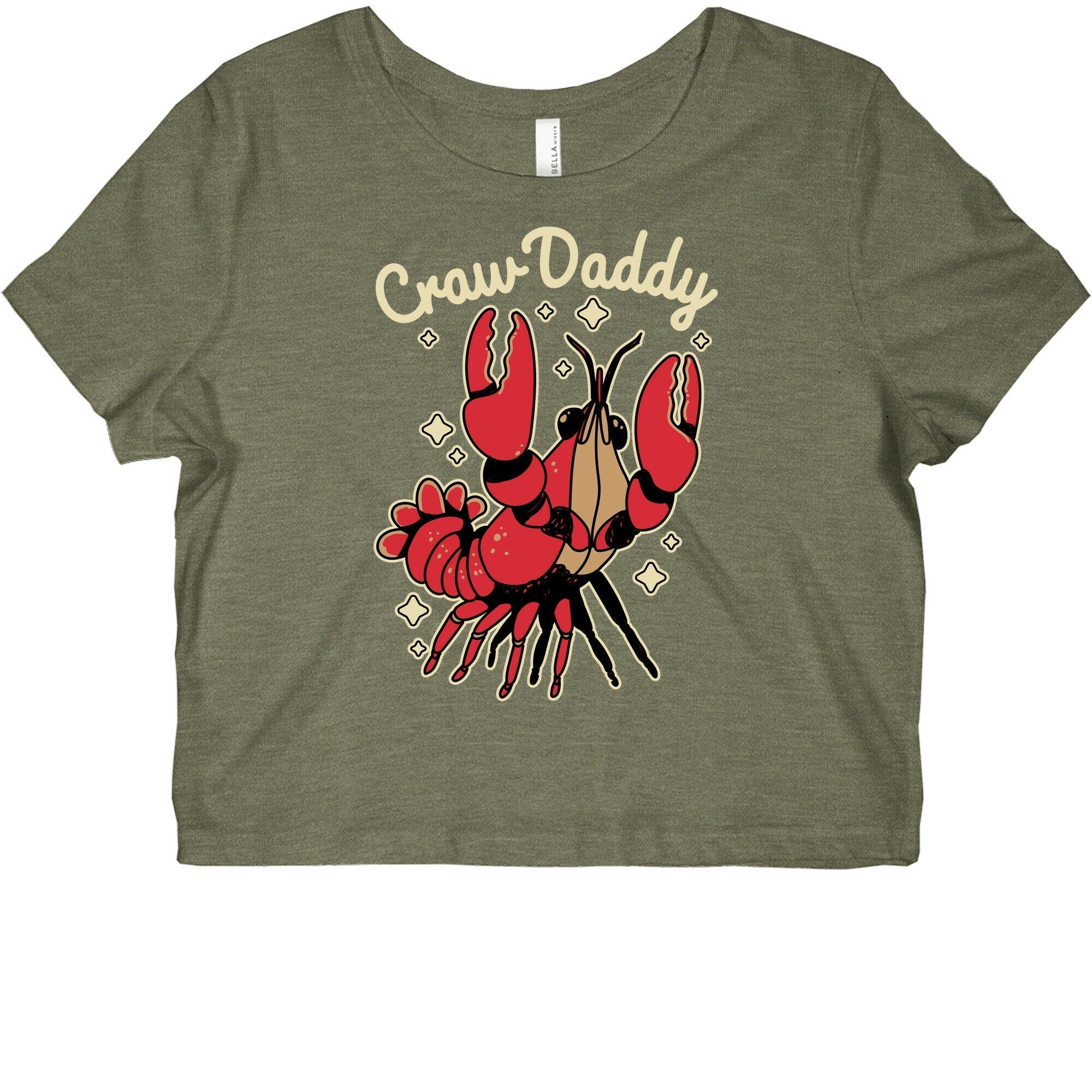 Craw Daddy Graphic Baby Tee Hoodie, Sweatshirt | PureTeeCo.com (Image 2)