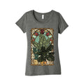 Art Nouveau House Plants Women's Triblend Tee Hoodie, Sweatshirt | PureTeeCo.com